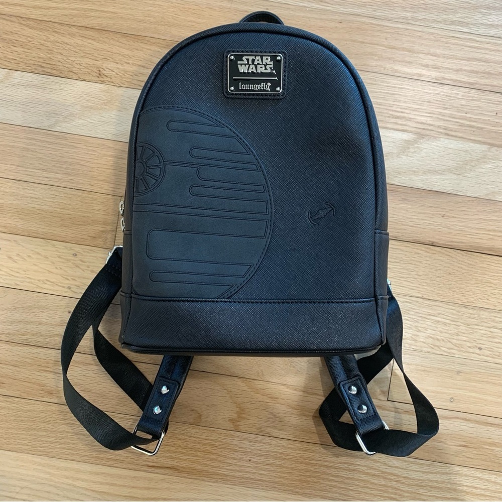 Loungefly‎ Star Wars Death Star Mini Faux Leather Backpack Collectible Sci-fi